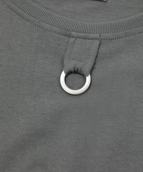 EPISODE UNTITLED(エピソードアンタイトルド)の「CUT-OFF LOGO RING POINT T-SHIRT_GREY(Tシャツ/カットソー・レディース・その他・2/3)」の4枚目の写真