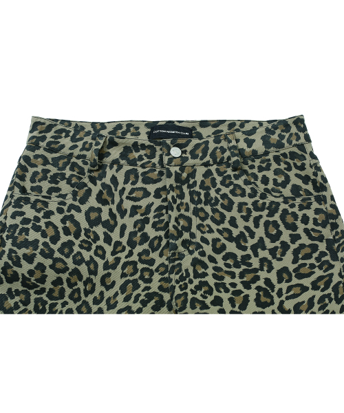 COTTONREBIRTHCLUB（コットンリバースクラブ）の「レオパードブーツカットパンツ（ブラック）（その他パンツ・レディース・ブラック・SMALL/MEDIUM）」の6枚目の写真