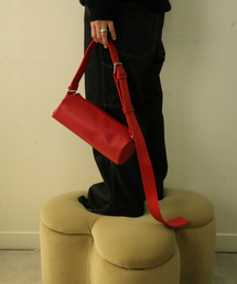 Chunky Buckle Air Bag Letter-Red