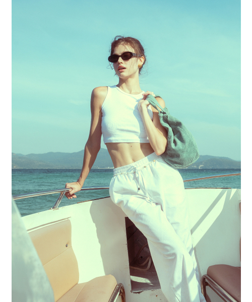 IMCLAIRE(アイエムクレア)の「ホルターニットクロップトップマンゴー(Tシャツ/カットソー・レディース・その他・SMALL/MEDIUM)」の5枚目の写真