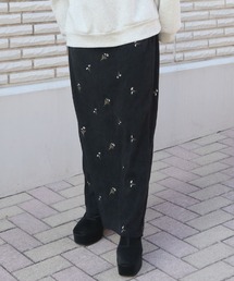 CECIL McBEE | カットコール花柄刺繍ナロースカート(スカート)