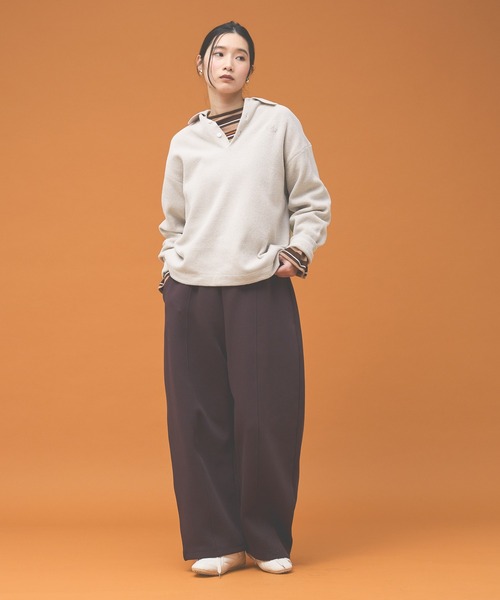 Kappa(カッパ)の「≪Kappa×and ST ウェルネスクラブ≫ニットポロシャツ (ユニセックス)(ポロシャツ・レディース・ブラック/ホワイト/グリーン/オレンジ・LARGE/MEDIUM/SMALL)」の6枚目の写真
