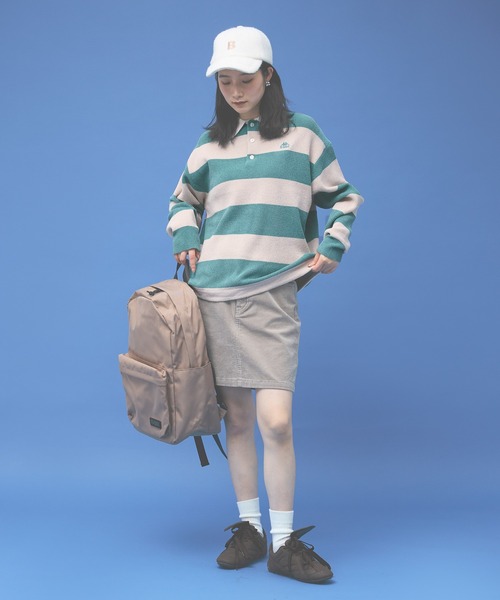 Kappa(カッパ)の「≪Kappa×and ST ウェルネスクラブ≫ニットポロシャツ (ユニセックス)(ポロシャツ・レディース・ブラック/ホワイト/グリーン/オレンジ・LARGE/MEDIUM/SMALL)」の14枚目の写真