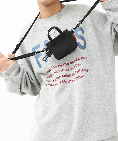 WESTBOY(ウエストボーイ)の「ユニセックスミニミニ ショルダーバッグ サコッシュコインケース WO25W10BG19(ショルダーバッグ・メンズ・ブラック・FREE)」の3枚目の写真