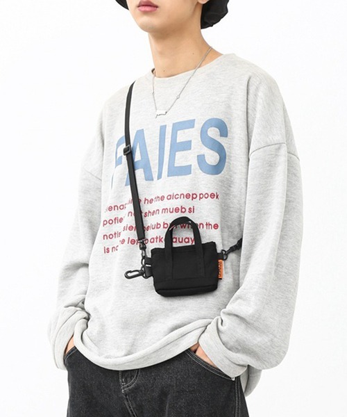 WESTBOY(ウエストボーイ)の「ユニセックスミニミニ ショルダーバッグ サコッシュコインケース WO25W10BG19(ショルダーバッグ・メンズ・ブラック・FREE)」の5枚目の写真
