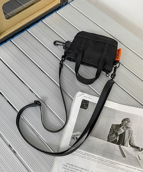 WESTBOY(ウエストボーイ)の「ユニセックスミニミニ ショルダーバッグ サコッシュコインケース WO25W10BG19(ショルダーバッグ・メンズ・ブラック・FREE)」の11枚目の写真