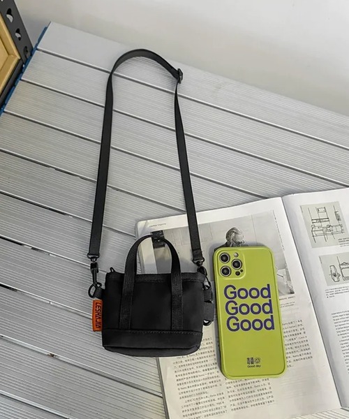 WESTBOY(ウエストボーイ)の「ユニセックスミニミニ ショルダーバッグ サコッシュコインケース WO25W10BG19(ショルダーバッグ・メンズ・ブラック・FREE)」の12枚目の写真