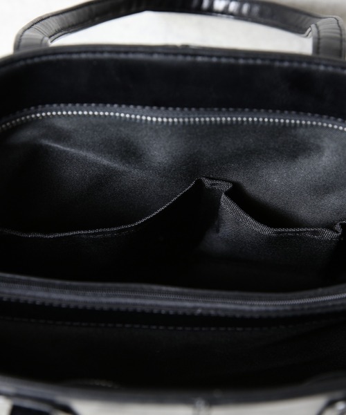 8(eight)(エイト)の「スプリットレザー トートバッグ 本革(トートバッグ・メンズ・ダークブラウン/ブラック/グレー/ネイビー/キャメル・FREE)」の13枚目の写真