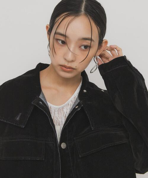 KBF（ケイビーエフ）の「デフォルメピアス（ピアス（両耳用）・レディース・ゴールド/シルバー・ONE）」の5枚目の写真