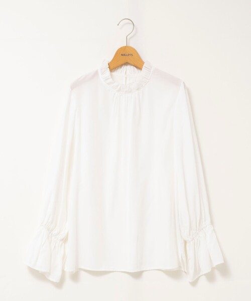 NOLLEY’S（ノーリーズ）の「ウォッシャブル襟フリルプルオーバーブラウス（シャツ/ブラウス・レディース・サックスブルー/ホワイト・38）」の17枚目の写真