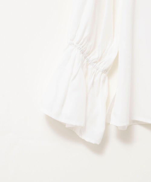 NOLLEY’S（ノーリーズ）の「ウォッシャブル襟フリルプルオーバーブラウス（シャツ/ブラウス・レディース・サックスブルー/ホワイト・38）」の20枚目の写真