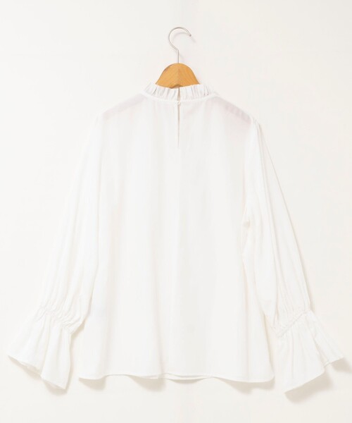 NOLLEY’S（ノーリーズ）の「ウォッシャブル襟フリルプルオーバーブラウス（シャツ/ブラウス・レディース・サックスブルー/ホワイト・38）」の21枚目の写真