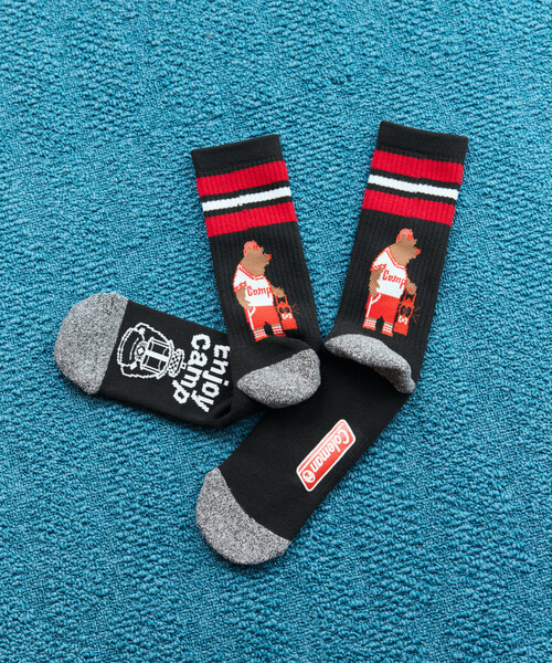 COLEMAN(コールマン)の「Coleman/コールマン 別注 Coleman 1P SOCKS ソックス(ソックス/靴下・メンズ・チャコールグレー/オフホワイト/ナチュラル/ダークグレー・ONE SIZE/MEDIUM)」の1枚目の写真