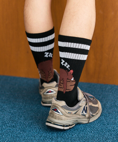 COLEMAN(コールマン)の「Coleman/コールマン 別注 Coleman 1P SOCKS ソックス(ソックス/靴下・メンズ・チャコールグレー/オフホワイト/ナチュラル/ダークグレー・ONE SIZE/MEDIUM)」の3枚目の写真