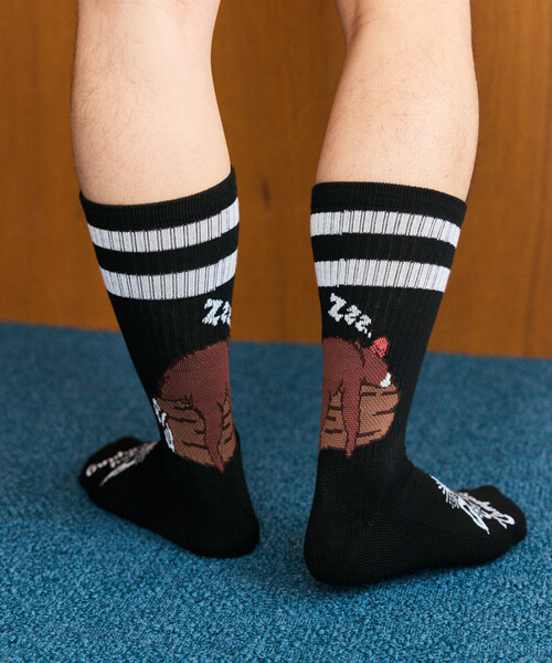 COLEMAN(コールマン)の「Coleman/コールマン 別注 Coleman 1P SOCKS ソックス(ソックス/靴下・メンズ・チャコールグレー/オフホワイト/ナチュラル/ダークグレー・ONE SIZE/MEDIUM)」の6枚目の写真