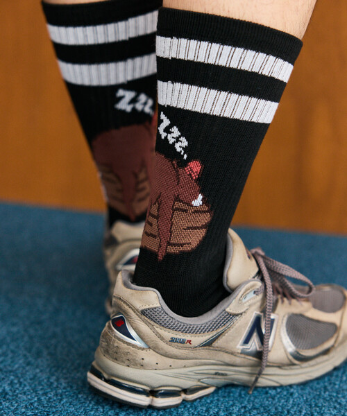 COLEMAN(コールマン)の「Coleman/コールマン 別注 Coleman 1P SOCKS ソックス(ソックス/靴下・メンズ・チャコールグレー/オフホワイト/ナチュラル/ダークグレー・ONE SIZE/MEDIUM)」の8枚目の写真