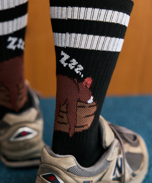 COLEMAN(コールマン)の「Coleman/コールマン 別注 Coleman 1P SOCKS ソックス(ソックス/靴下・メンズ・チャコールグレー/オフホワイト/ナチュラル/ダークグレー・ONE SIZE/MEDIUM)」の9枚目の写真