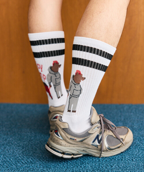 COLEMAN(コールマン)の「Coleman/コールマン 別注 Coleman 1P SOCKS ソックス(ソックス/靴下・メンズ・チャコールグレー/オフホワイト/ナチュラル/ダークグレー・ONE SIZE/MEDIUM)」の12枚目の写真