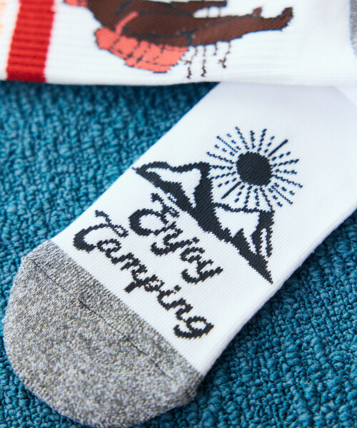 COLEMAN(コールマン)の「Coleman/コールマン 別注 Coleman 1P SOCKS ソックス(ソックス/靴下・メンズ・チャコールグレー/オフホワイト/ナチュラル/ダークグレー・ONE SIZE/MEDIUM)」の22枚目の写真