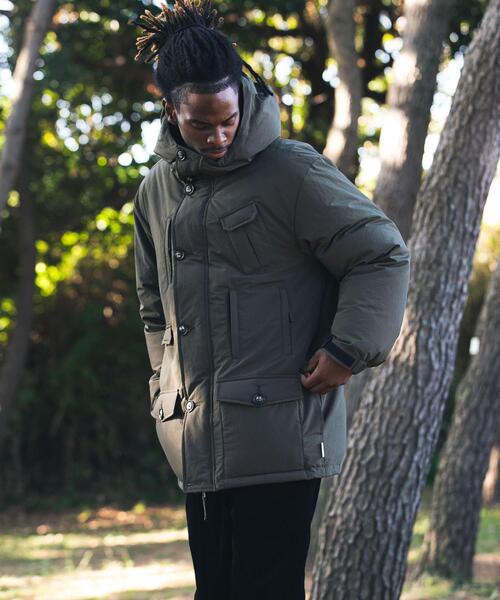 KWD（ケーダブルディー）の「『別注』KWD×URBAN RESEARCH　JAPAN DOWN JACKET（ダウンジャケット/コート・メンズ・カーキ/ブラック・MEDIUM/LARGE）」の6枚目の写真