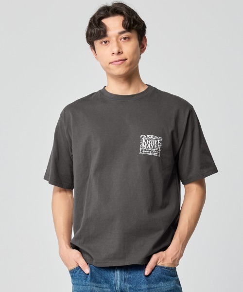 KRIFF MAYER(クリフメイヤー)の「プリント半袖T(バイカー)(Tシャツ/カットソー・メンズ・ネイビー/チャコール/オフホワイト/レッド・MEDIUM/X-LARGE/LARGE)」の21枚目の写真