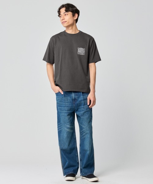 KRIFF MAYER(クリフメイヤー)の「プリント半袖T(バイカー)(Tシャツ/カットソー・メンズ・ネイビー/チャコール/オフホワイト/レッド・MEDIUM/X-LARGE/LARGE)」の7枚目の写真
