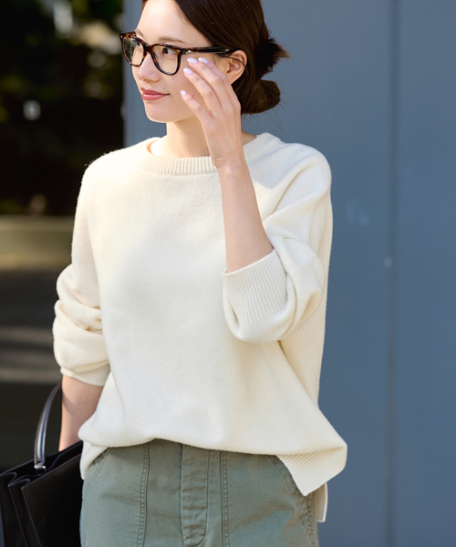 セール】≪追加≫ラグランスリーブ ワイドプルオーバー 3（ニット