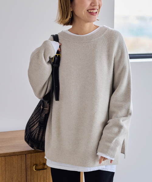 セール】≪追加≫ラグランスリーブ ワイドプルオーバー 3（ニット