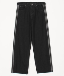 adidas(�A�f�B�_�X)��adidas/�A�f�B�_�X FIREBIRD ADICOLOR DENIM PANTS(�f�j���p���c)