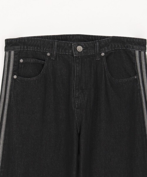 adidas(アディダス)の「adidas/アディダス FIREBIRD ADICOLOR DENIM PANTS(デニムパンツ・メンズ・ブラック/ブルー・34/32/30)」の4枚目の写真