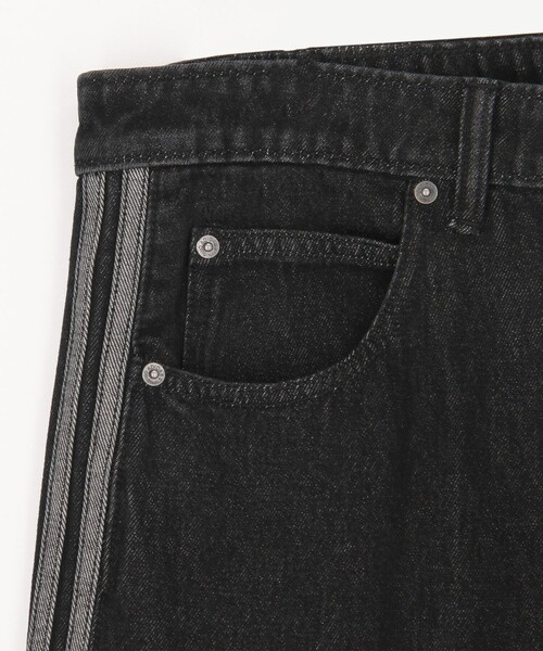 adidas(アディダス)の「adidas/アディダス FIREBIRD ADICOLOR DENIM PANTS(デニムパンツ・メンズ・ブラック/ブルー・34/32/30)」の5枚目の写真