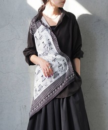 antiqua（アンティカ）の「切替デザイン 柄 シャツ（シャツ/ブラウス）」