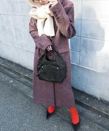 Fashion Letter | 6ポケット 2wayくり手ミニトートバッグ(ショルダーバッグ)