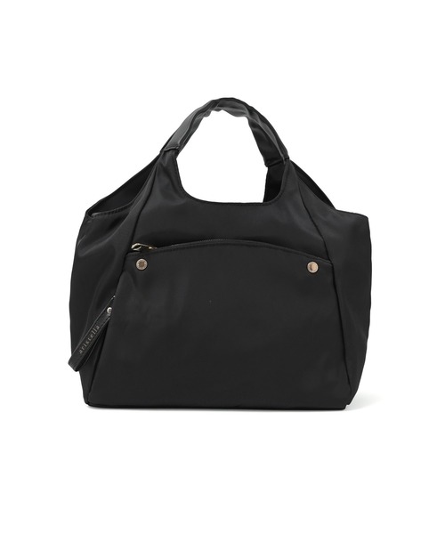 Fashion Letter（ファッションレター）の「6ポケット 2wayくり手ミニトートバッグ（ショルダーバッグ・レディース・チャコールグレー/ブルーグリーン/グレイッシュベージュ/ブラック・FREE）」の22枚目の写真