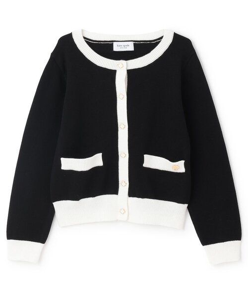 バイカラーカーディガン(カーディガン/ボレロ)|kate spade new york バイカラーカーディガン(カーディガン/ボレロ)|kate spade new york