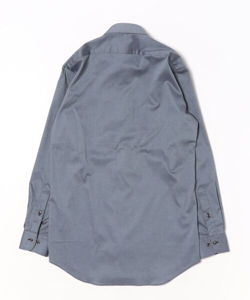 m.f.editorial(エムエフエディトリアル)の「ワイシャツ メンズ ストレッチ イージーアイロン 綿混 ショート ワイドカラー 長袖 ビジネス ドレス NEWスタンダードフィット(ビジネスシャツ・メンズ・ネイビー・首回り39cm-裄丈84cm/首回り41cm-裄丈82cm/首回り43cm-裄丈82cm/首回り45cm-裄丈86cm/首回り37cm-裄丈80cm/首回り39cm-裄丈80cm/首回り43cm-裄丈86cm/首回り41cm-裄丈86cm)」の3枚目の写真
