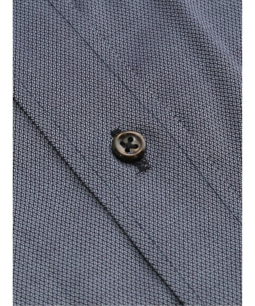 m.f.editorial(エムエフエディトリアル)の「ワイシャツ メンズ ストレッチ イージーアイロン 綿混 ショート ワイドカラー 長袖 ビジネス ドレス NEWスタンダードフィット(ビジネスシャツ・メンズ・ネイビー・首回り39cm-裄丈84cm/首回り41cm-裄丈82cm/首回り43cm-裄丈82cm/首回り45cm-裄丈86cm/首回り37cm-裄丈80cm/首回り39cm-裄丈80cm/首回り43cm-裄丈86cm/首回り41cm-裄丈86cm)」の5枚目の写真