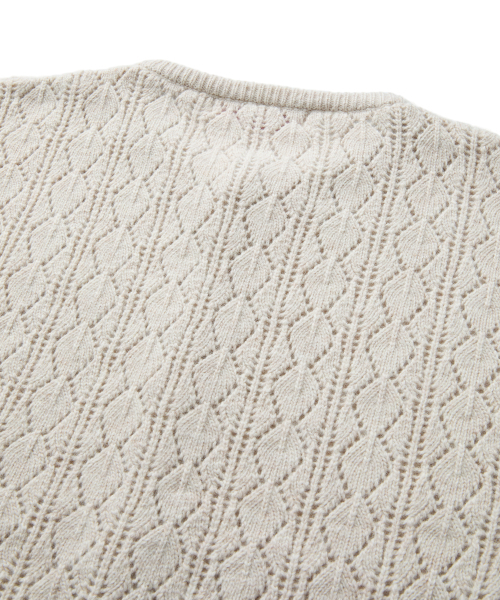 MMIC(エムエムアイシー)の「CASHMERE CROCHET CARDIGAN (BEIGE)(ニット/セーター・メンズ・その他・M/L)」の6枚目の写真