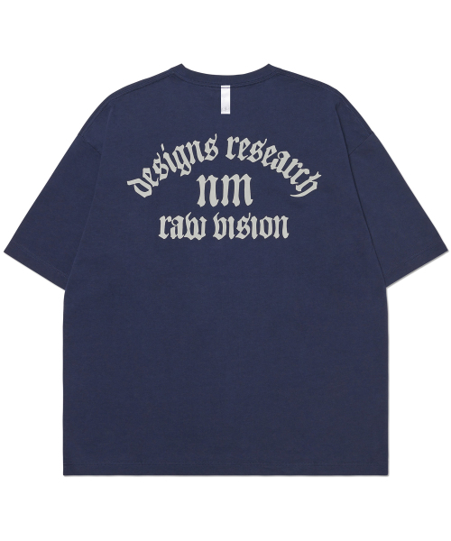 NOMANUAL(NOMANUAL)の「R.V ARCH LOGO T-SHIRT - DARK NAVY(Tシャツ/カットソー・レディース・その他・S/L/XL)」の1枚目の写真
