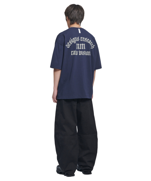 NOMANUAL(NOMANUAL)の「R.V ARCH LOGO T-SHIRT - DARK NAVY(Tシャツ/カットソー・レディース・その他・S/L/XL)」の4枚目の写真