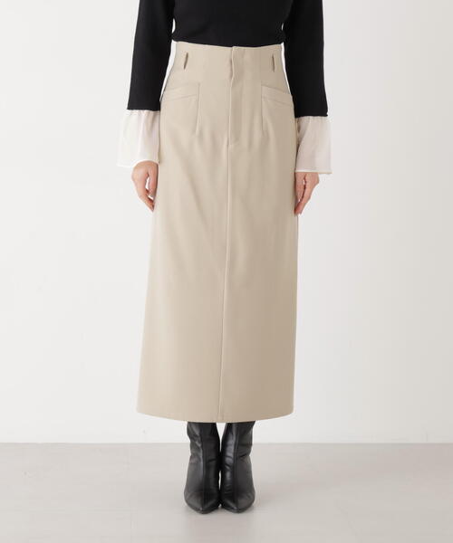a/mie(アミー)の「<a>ベーシックナロースカート / 1216129200(スカート・レディース・ベージュ/ブラウン・MEDIUM/P/S/SMALL)」の18枚目の写真