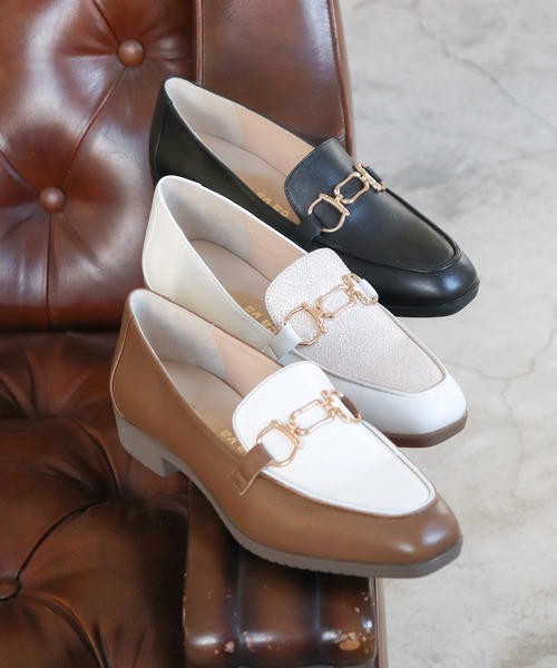 cava cava（サヴァサヴァ）の「1320725（ローファー・レディース・ホワイト/ブラック/ブラウン系その他・22.5cm/23cm/23.5cm/24cm/24.5cm）」の2枚目の写真