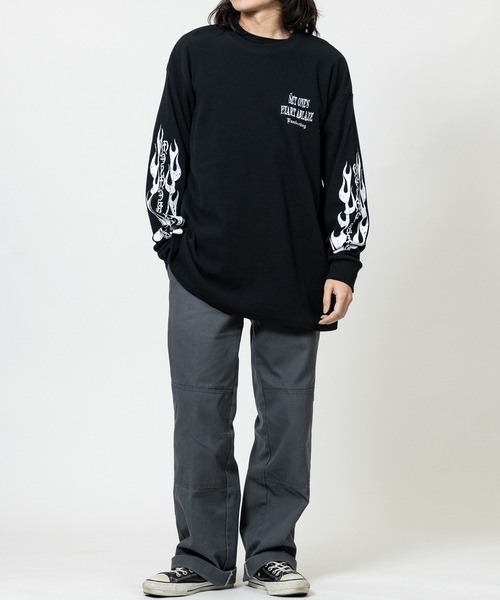 JOHN'S CLOSET(ジョンズクローゼット)の「【13】クロスモチーフ/エンジェルモチーフ ワッフル ロングスリーブTシャツ(Tシャツ/カットソー・メンズ・ホワイト系1/ホワイト系2/ブラック系1/ブラック系2・MEDIUM/LARGE)」の22枚目の写真