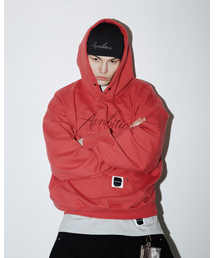 AAMBITION（アアンビション）の「シグニチャーレタリングフードパーカー（カリプソコーラル）（パーカー）」