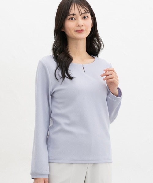 Honeys(ハニーズ)の「ラインストーン付トップス(Tシャツ/カットソー・レディース・ピンク/ネイビー/アイボリー/サックスブルー・L/LL/M/S)」の14枚目の写真