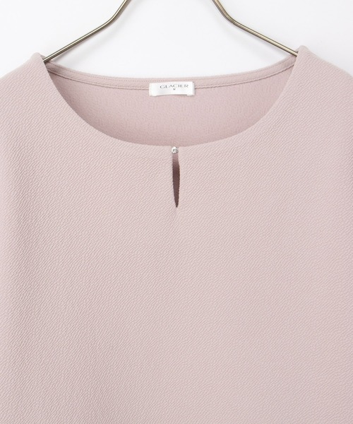 Honeys(ハニーズ)の「ラインストーン付トップス(Tシャツ/カットソー・レディース・ピンク/ネイビー/アイボリー/サックスブルー・L/LL/M/S)」の20枚目の写真