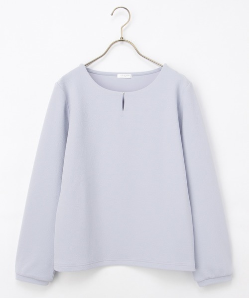 Honeys(ハニーズ)の「ラインストーン付トップス(Tシャツ/カットソー・レディース・ピンク/ネイビー/アイボリー/サックスブルー・L/LL/M/S)」の21枚目の写真