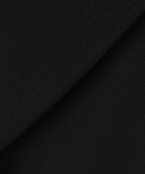 Noble（ノーブル）の「《追加》ボトルネックスリーブレスニット（ニット/セーター・レディース・ブラック/アイボリー/モカ・FREE）」の4枚目の写真