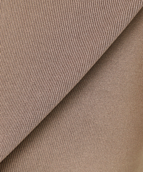 Noble（ノーブル）の「《追加》ボトルネックスリーブレスニット（ニット/セーター・レディース・ブラック/アイボリー/モカ・FREE）」の8枚目の写真