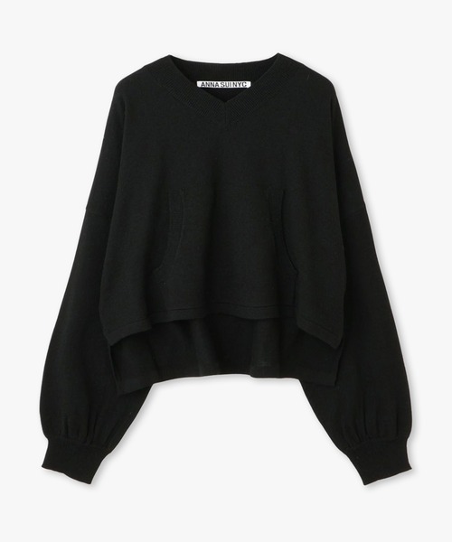 ANNA SUI NYC（アナ スイ エヌ ワイ シー）の「カラフルニット（ニット/セーター・レディース・ラベンダー/オレンジ/ブラック・FREE）」の12枚目の写真